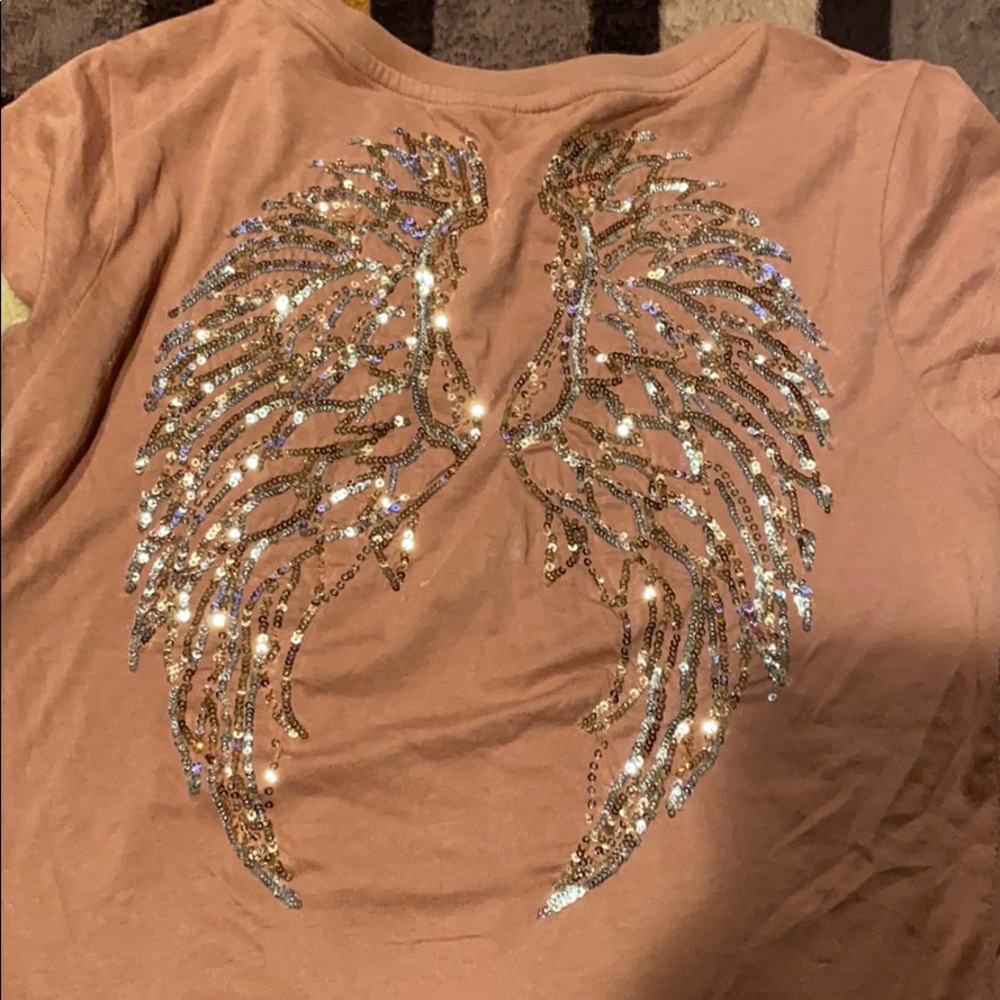 Dusty Pink G by Guess Tee